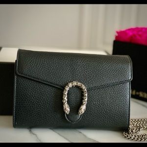 Authentic Gucci Dionysus leather mini chain bag